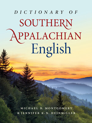 cover image of Dictionary of Southern Appalachian English